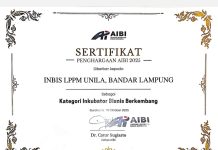 INBIS LPPM Unila Raih Penghargaan AIBI 2025: Dr. Dewi Sartika Tegaskan Komitmen Kembangkan Inkubator Bisnis Berkembang
